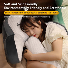 Reading Pillow for Kid Or Adult Large Back Pillow for Sitting Up in Bed Detachable Neck Roll with Arms Large Bed Rest Pillow 