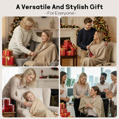 Premium Travel Blanket – Ultra-Soft Knit Wrap for Airplane, Car, Office Naps, and Gifts – Lightweight, Breathable, and Stylis