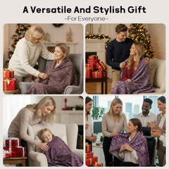 Premium Travel Blanket – Ultra-Soft Knit Wrap for Airplane, Car, Office Naps, and Gifts – Lightweight, Breathable, and Stylis