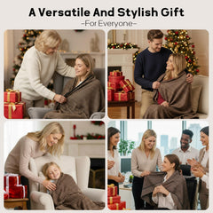 Premium Travel Blanket – Ultra-Soft Knit Wrap for Airplane, Car, Office Naps, and Gifts – Lightweight, Breathable, and Stylis