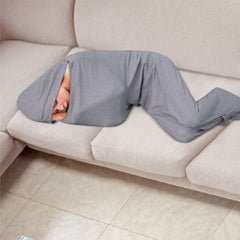Hooded Sleep Pod: Adults Large Wearable Blanket – Comfy Hooded Cocoon, Cooling, Machine Washable (Grey, 185×50cm)