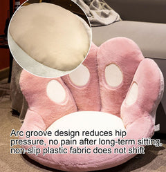 Cat Paw Cushion Chair Cushion Plush Cushion Home Decor Gift For Her Versatile - Gray - Size 45*40*35cm