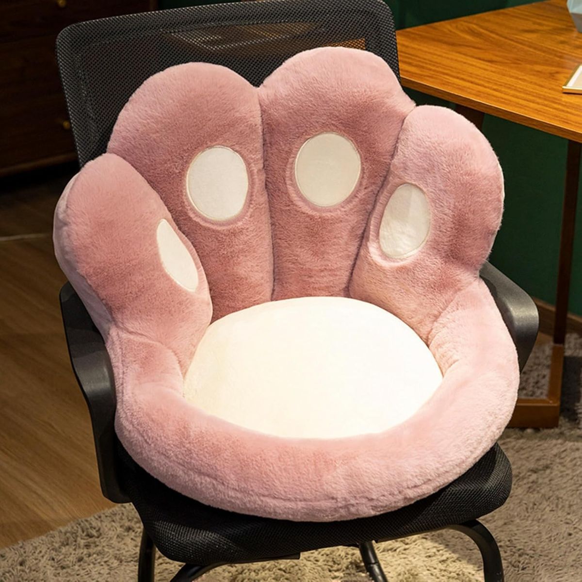 Cat Paw Cushion Chair Cushion Plush Cushion Home Decor Gift For Her Versatile - Pink - Size 45*40*35cm