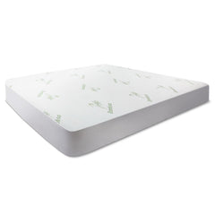 Bamboo Mattress Protector 180 x 200 + 35 cm, Breathable Fitted Waterproof Cover