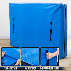 Queen Mattress Bags for Moving and Storage, Heavy-Duty Moving Supplies, Durable Wear-Resistant Mattress Cover, Reinforced Handles, Strong Zipper