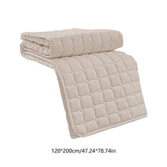 Queen Mattress, 47×78 Inch Floor Mattress, Thicken Floor Sleeping Pad Foldable, Roll Up Mat Easy to Store and Portable, Mattress Suitable for Camping and Guest Room 47×78 in White