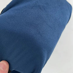 Stuffable Travel Pillow for Luggage Transformable Carry-On Solution Soft Velvet U-Shaped 2 in 1 neck Pillow Bag Stuffed with