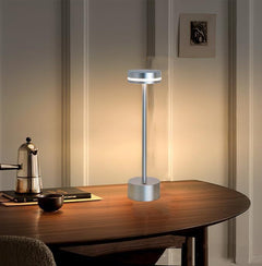 Upgraded Dimmable Table Lamp Cordless Bedside Desk Lamps with Touch Control,Battery Powered Nightstand Lamp Nursery Lights