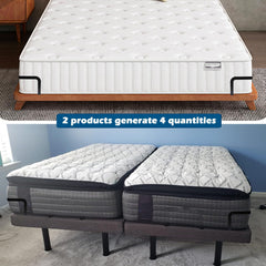 Mattress Retainer Bar Keep Mattress Stopper from Sliding Slide Stopper to Prevent Sliding Holder in Place Gripper 2PCS
