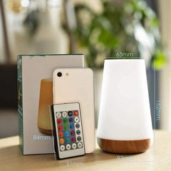 Touch Night Light for Kids: Dimmable LED Nursery Lamp for Baby - Eye-Caring Soft Warm White Light USB Rechargeable Portable B
