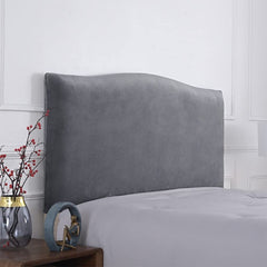 Velvet Bed Headboard Cover for Queen King Full Size, Stretch Headboard Slipcover Soft Dustproof Protector Cover Bed Head Cove