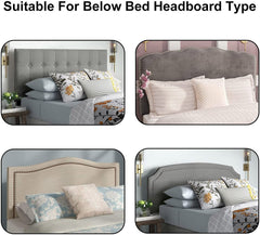 Velvet Bed Headboard Cover for Queen King Full Size, Stretch Headboard Slipcover Soft Dustproof Protector Cover Bed Head Cove