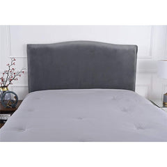 Velvet Bed Headboard Cover for Queen King Full Size, Stretch Headboard Slipcover Soft Dustproof Protector Cover Bed Head Cove