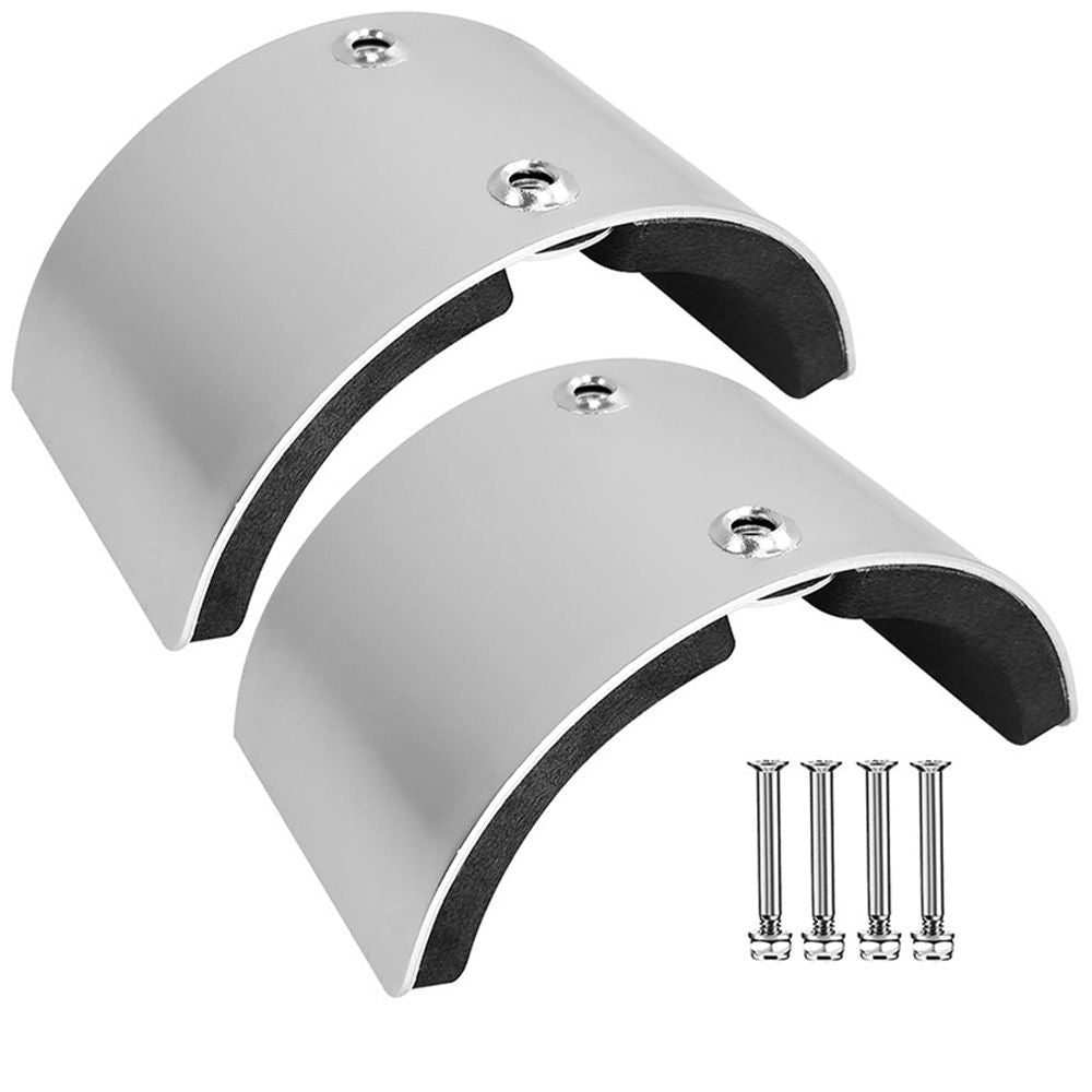 2 PCS Drywall Stilt Replacement Part, Stilt Accessories Made of Aluminium Alloy, Curved Plate for Fixed Legs, Suitable for Ho