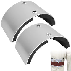 2 PCS Drywall Stilt Replacement Part, Stilt Accessories Made of Aluminium Alloy, Curved Plate for Fixed Legs, Suitable for Ho
