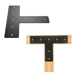 14" x 10" T Shape Steel Flat Bracket (1 pc) with Powder Coating as Mending Plate, Joining Brackets, Connecting Brackets, T St