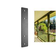10" X 3" Straight Steel Flat Metal Plate (2 pc) with Powder Coating, Mending Plate, Joining Brackets, I Strap for Truss Frami