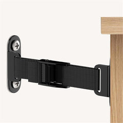 Anti Tip Furniture Anchors (2 Sets),Heavy Duty Furniture Wall Anchor,Adjustable Earthquake Straps,Furniture Anchors for Baby 