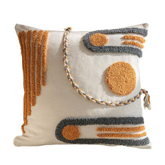 18x18'' Pillowcase Cute Flower Pillow Case- Minimalist Cushion Cover for Living Room Sofa and Office Lumbar Support
