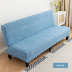Cover Stretch Sofa Bed Slipcover Protector Elastic Feature Rich Textured High  Small Checks Jacquard Fabric Futon Cover, Mach