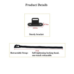 Anti Tip Furniture Anchors (2 Sets),Heavy Duty Furniture Wall Anchor,Adjustable Earthquake Straps,Furniture Anchors for Baby 