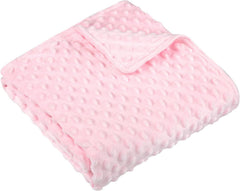 Baby Blanket for Girls, Soft Crib Blanket 95*75cm, Newborn Blankets for Nursery, Stroller, Toddler Bed, Carseat, Double Layer