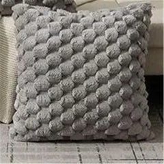 Pack of 2 Super Soft Cozy Decorative Throw Pillow Covers Fuzzy PlushCushion Cover Pillowcase for Sofa Couch Bed Livingroom 18