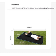 Outdoor Waterproof Blanket, Foldable polar fleece Stadium Blanket for Outdoor Sports Event, Camping, Car, Pet, Picnics - Wind
