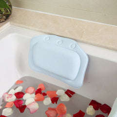 Bathtub Pillow for Neck and Back Support ,Bathtub Pillow Machine Headrest for Soaking & Straight Back Tubs - Bath Accessories