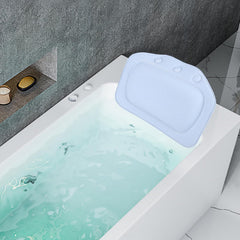 Bathtub Pillow for Neck and Back Support ,Bathtub Pillow Machine Headrest for Soaking & Straight Back Tubs - Bath Accessories
