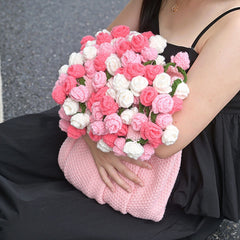 52 Pink Rose Blanket Diameter Approximately 110CM