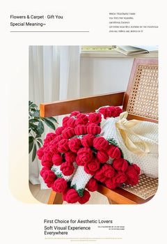 52 Pink Rose Blanket Diameter Approximately 110CM