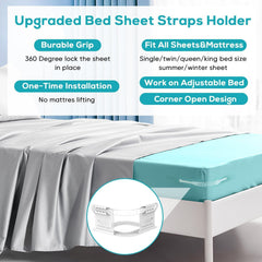4Pcs Non-Slip Bed Sheet Fasteners, Household Sheet Holders