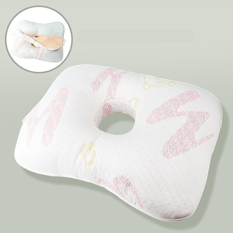 Ear Hole Pillow Pink [Removable Washable Inner Core]