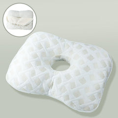 Ear Hole Pillow Paul Grey [Removable Washable Inner Core]