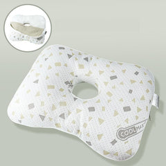 Ear Hole Pillow White [Removable Washable Inner Core]