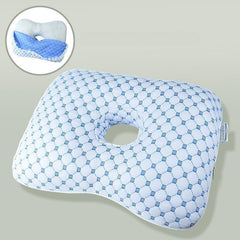 Ear Hole Pillow Ice Blue [Removable Washable Inner Core]