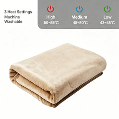 Yellow USB Constant Temp Single Electric Throw Warm Rug For Desk & Bedroom