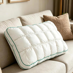 Fluffy Pillow Breathable Cute Pineapple Puff Pillow for Bedroom Sofa - Grey