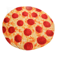 Pizza Blanket for Adults and Kids Soft Flannel Throw Blanket Comfortable Vivid Funny Food Throw for Home