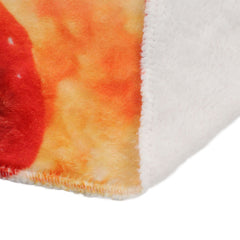 Pizza Blanket for Adults and Kids Soft Flannel Throw Blanket Comfortable Vivid Funny Food Throw for Home