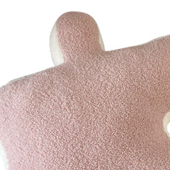 Plush Throw Pillow Ultra Soft Cushion Puzzle Special Shaped for Sofa Bed Window Home Decor Pink