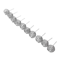 100pcs Fertilizer Mesh Basket Stainless Steel Garden Nutrition Cups Small Size Bonsai Fertilization Basket for Garden Yard Ho