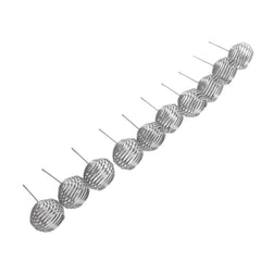 100pcs Fertilizer Mesh Basket Stainless Steel Garden Nutrition Cups Small Size Bonsai Fertilization Basket for Garden Yard Ho