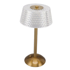 Acrylic Table Lamp Stepless Dimming LED Night Light with USB Cable for Kids Nursery Bedroom Nightstand
