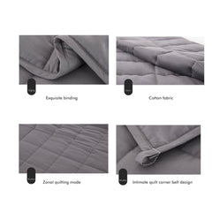 Heavy Blanket Against Sleep Disorders and Stress Blanket for Adults and Children Weighted Blanket with Glass Beads
