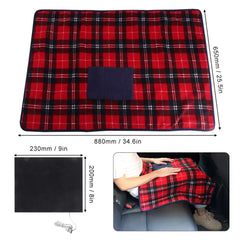 USB Electric Heated Blanket Car Office Warm Blanket Heater Winter Home Knee Pad Warmer Heating Carpet