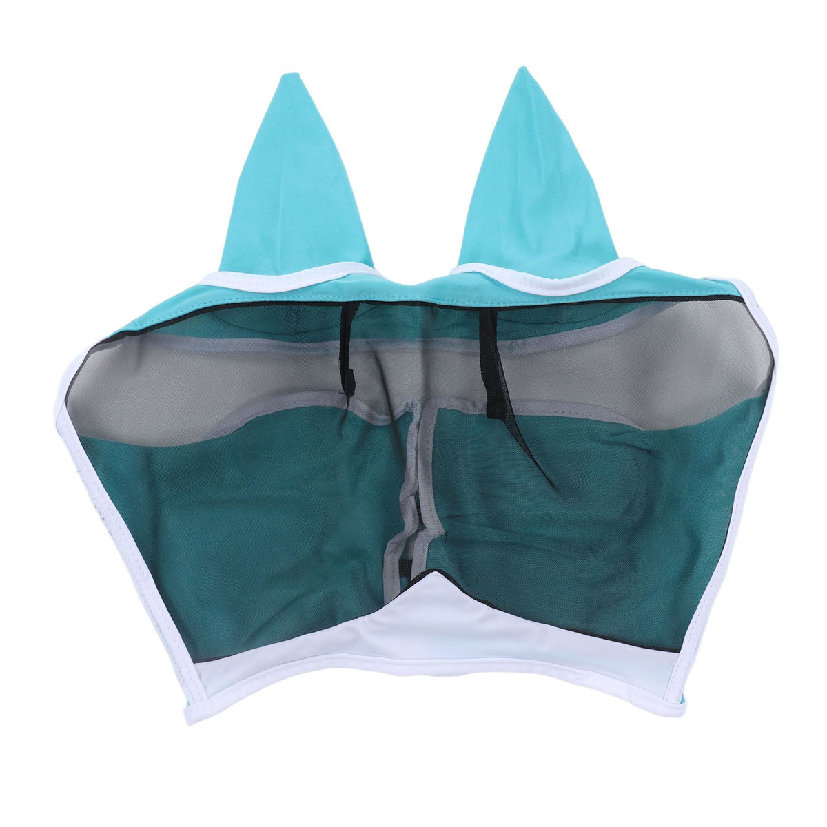 Horse Fly Mask Breathable Comfortable Soft Fine Mesh Design Horse Face Mask Horse Supplies with Ears Blue