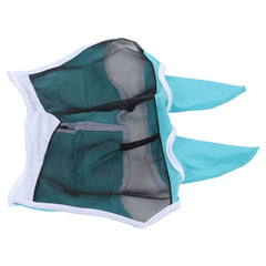 Horse Fly Mask Breathable Comfortable Soft Fine Mesh Design Horse Face Mask Horse Supplies with Ears Blue