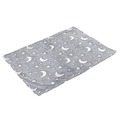 1.52x1M Luminous Blanket Double Sided Polyester Glowing Blanket Bedroom Air Conditioning Blanket for KidsGray